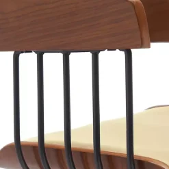 Cream Athena Swivel Bar Stool