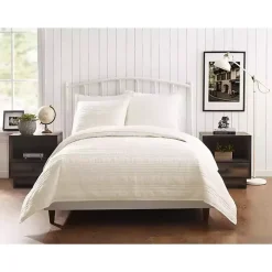 Cream Atmosphere Queen Quilt