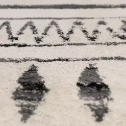 Cream Boho Striped Runner