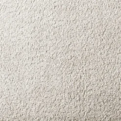 Cream Boucle Barrel Swivel Accent Chair