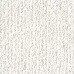 Cream Boucle Natural Wood Ottoman