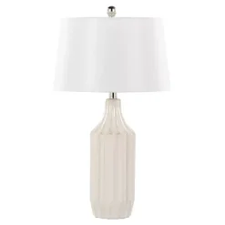 Cream Ceramic Sandra Table Lamp