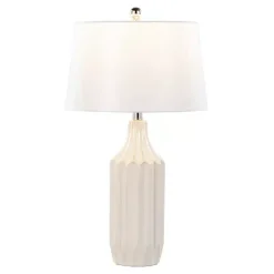 Cream Ceramic Sandra Table Lamp