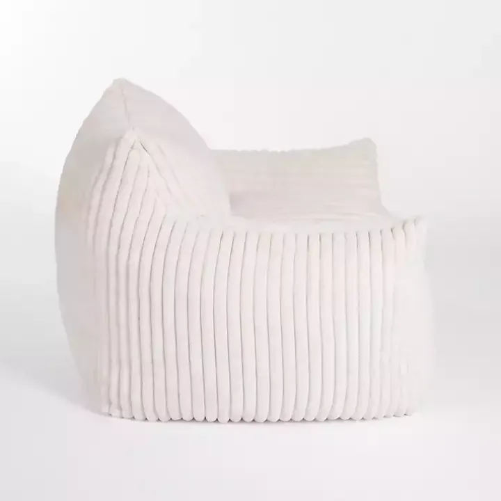 Cream Comfy Foam Lounge Chair