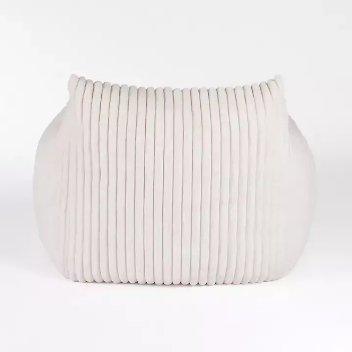 Cream Comfy Foam Lounge Chair