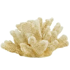 Cream Coral Resin Statue