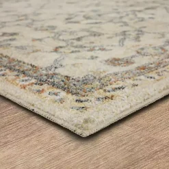 Cream Granary Floral Runner, 2x8