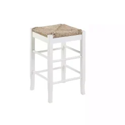 Cream Handwoven Counter Stool