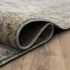 Cream Hartley Medallion Area Rug, 6x9