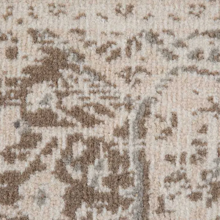 Cream Medallion Area Rug, 5x8