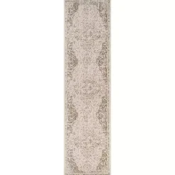 Cream Medallion Runner