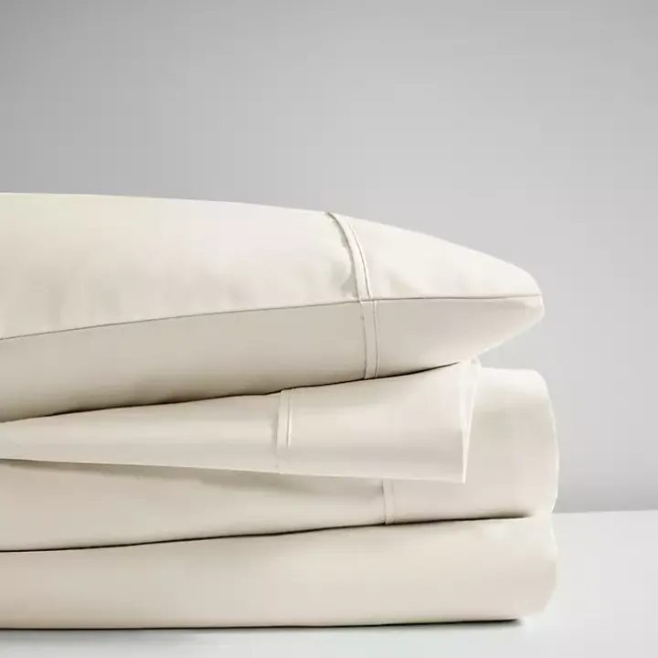 Cream Rich Cooling Cotton King Sheet Set