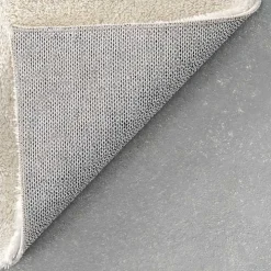 Cream Shag Washable Area Rug, 8x10