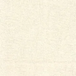 Cream Sherpa Upholstered Metal Bench