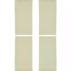 Cream Simple Fringe Napkins, Set of 4