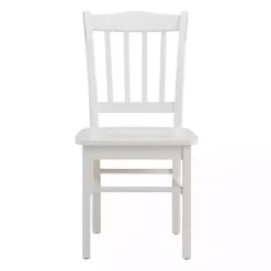 Cream Wood Shaker Dining Chairs, Set of 2