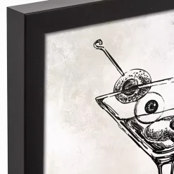 Creep Drink And Be Scary Framed Canvas Art Print