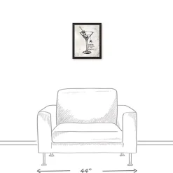 Creep Drink And Be Scary Framed Canvas Art Print