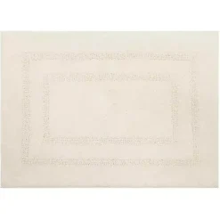 Creme Plush Reversible Cotton Bath Mat, 45 in.