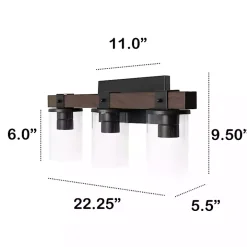Crossbeam Vanity Flushed Mount Shade
