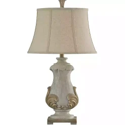 Crystal Cream Traditional Table Lamp