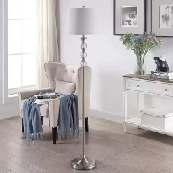 Crystal Orb Stacked Floor Lamp