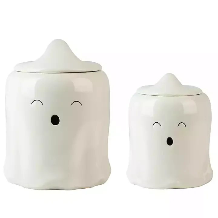 Cute Ghost Canisters, Set of 2