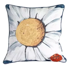 Daisy and Lady Bug Pillow