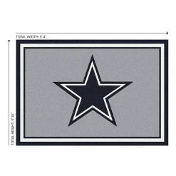 Dallas Cowboys Area Rug, 4x6