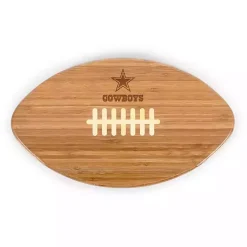 Dallas Cowboys Bamboo Football Cutting Board