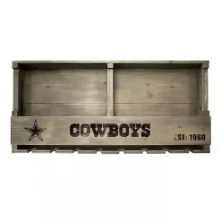 Dallas Cowboys Reclaimed Wood Bar Shelf
