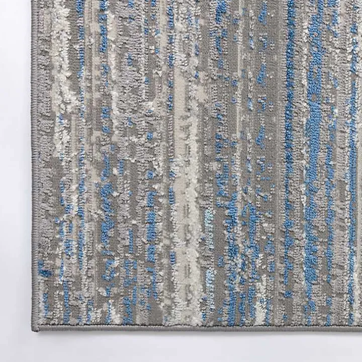 Dark Blue Claire Modern Area Rug, 7x10