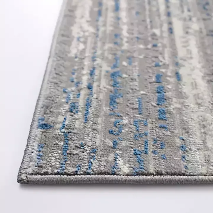 Dark Blue Claire Modern Area Rug, 7x10