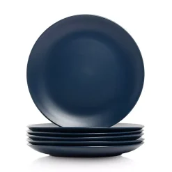 Dark Blue Classic Coupe Dinner Plates, Set of 6