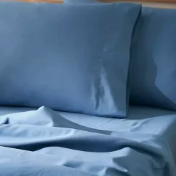 Dark Blue Microfiber 4-pc. King Sheet Set