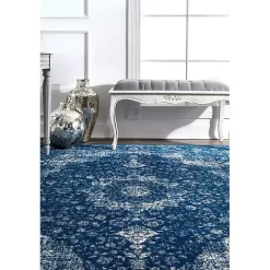 Dark Blue Verona Area Rug, 8x10
