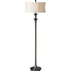 Dark Bronze Metal Flare Floor Lamp