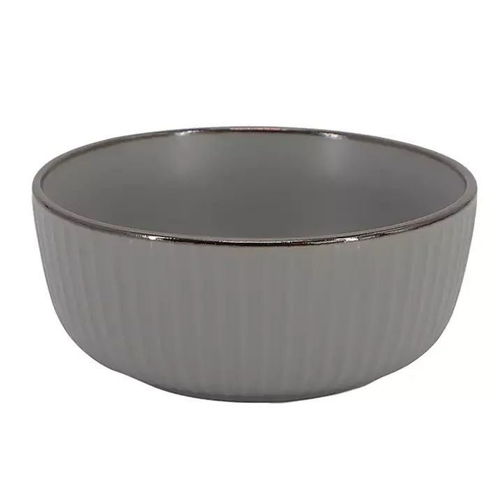 Dark Gray Leo Stoneware 16-pc. Dinnerware Set