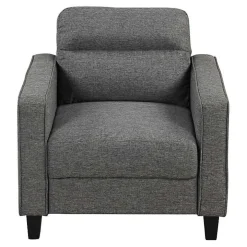 Dark Gray Performance Fabric Danna Accent Chair