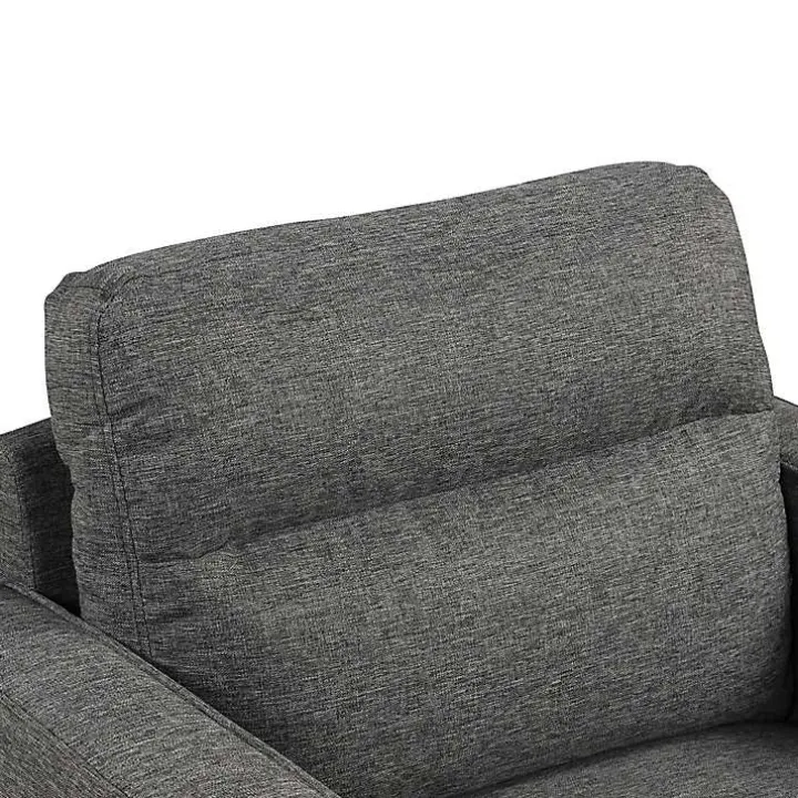 Dark Gray Performance Fabric Danna Accent Chair