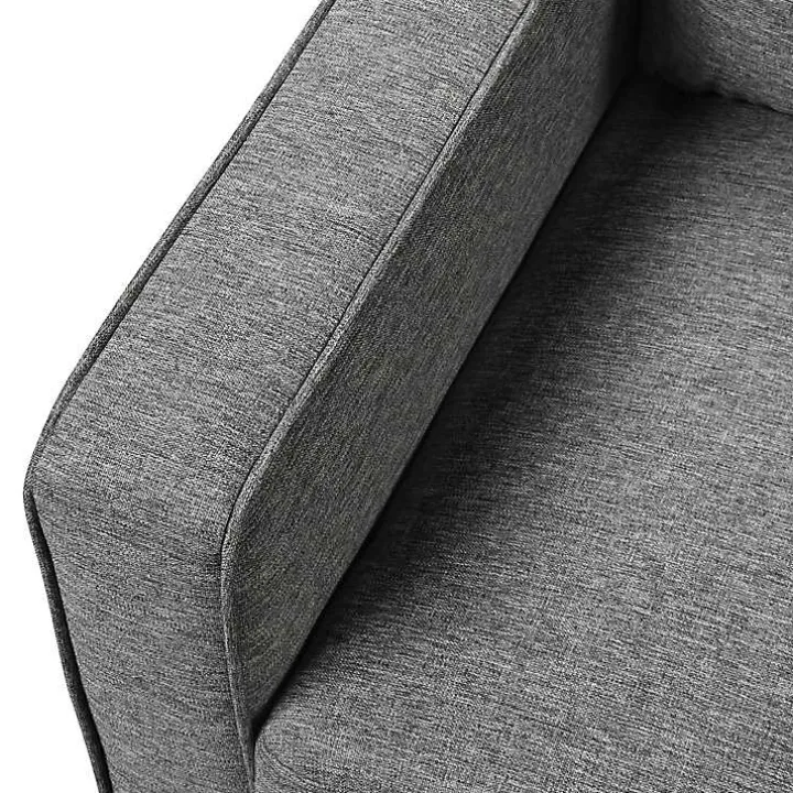 Dark Gray Performance Fabric Danna Accent Chair
