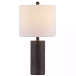 Dark Gray Textured Nori Table Lamp