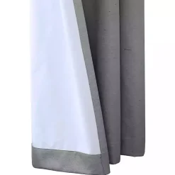 Dark Gray Ventura Blackout Curtain Panel, 95 in.