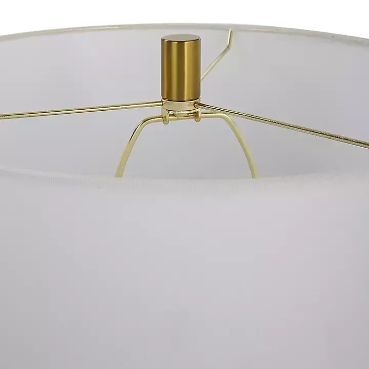 Dark Green and Gold Eva Table Lamp