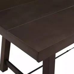 Dark Oak Wood Rustic Dining Table