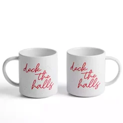 Deck the Halls Mugs, Set of 2