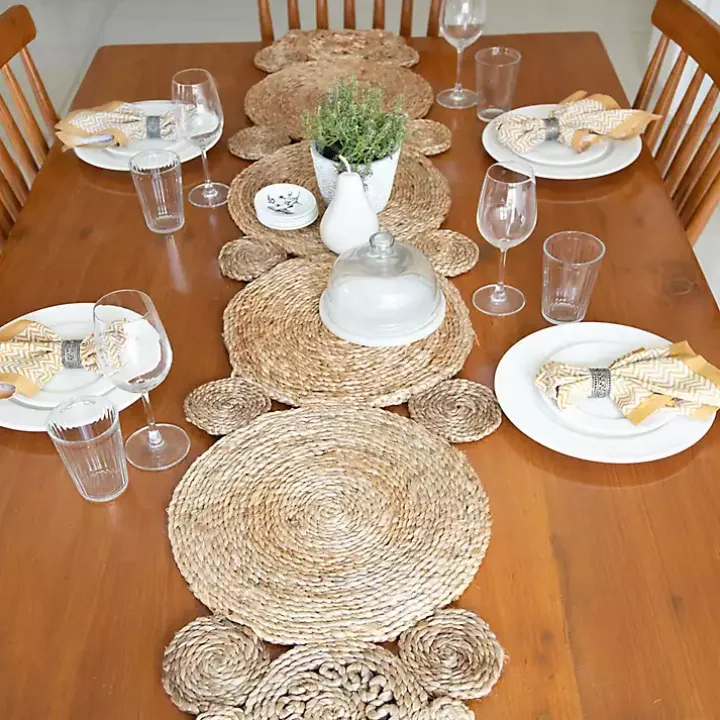 Decorative Braided Jute Table Runner