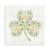 Decorative Shamrock Canvas Art Print