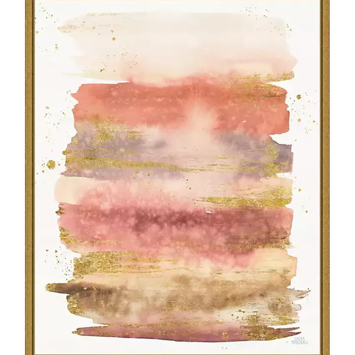 Desert Blooms II Framed Canvas Art Print