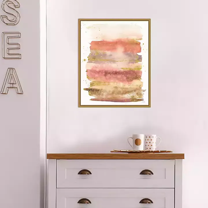 Desert Blooms II Framed Canvas Art Print